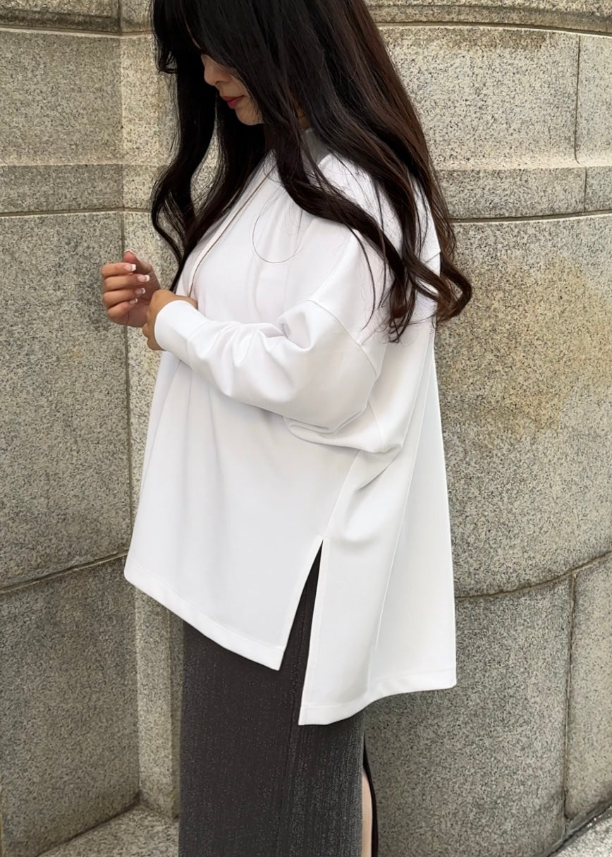 Box Slit Pullover