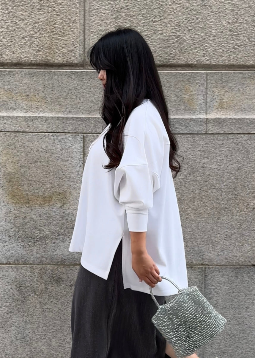 Box Slit Pullover