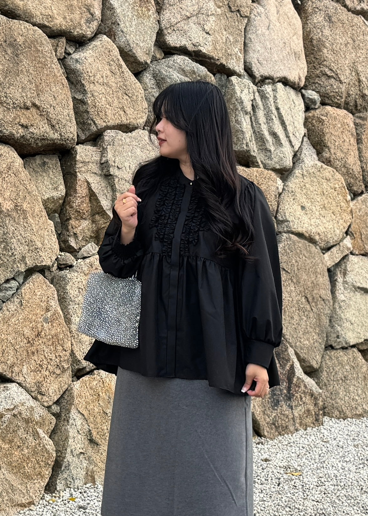 Petal Frill Blouse
