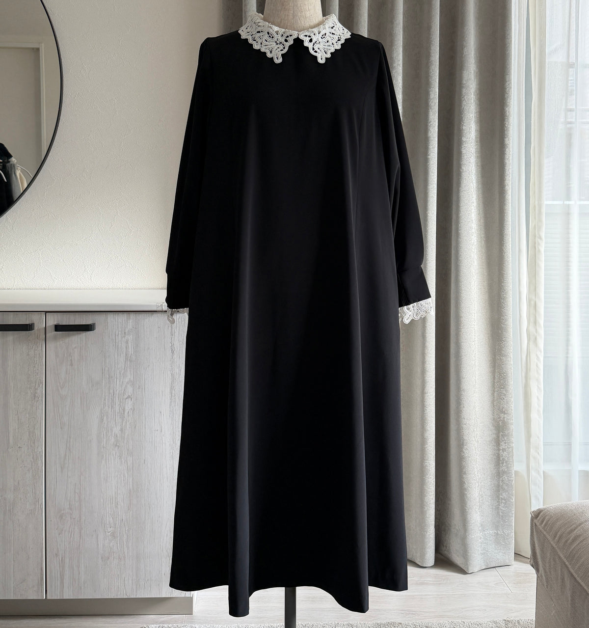 Collared Dress Onepiece “Victoria”