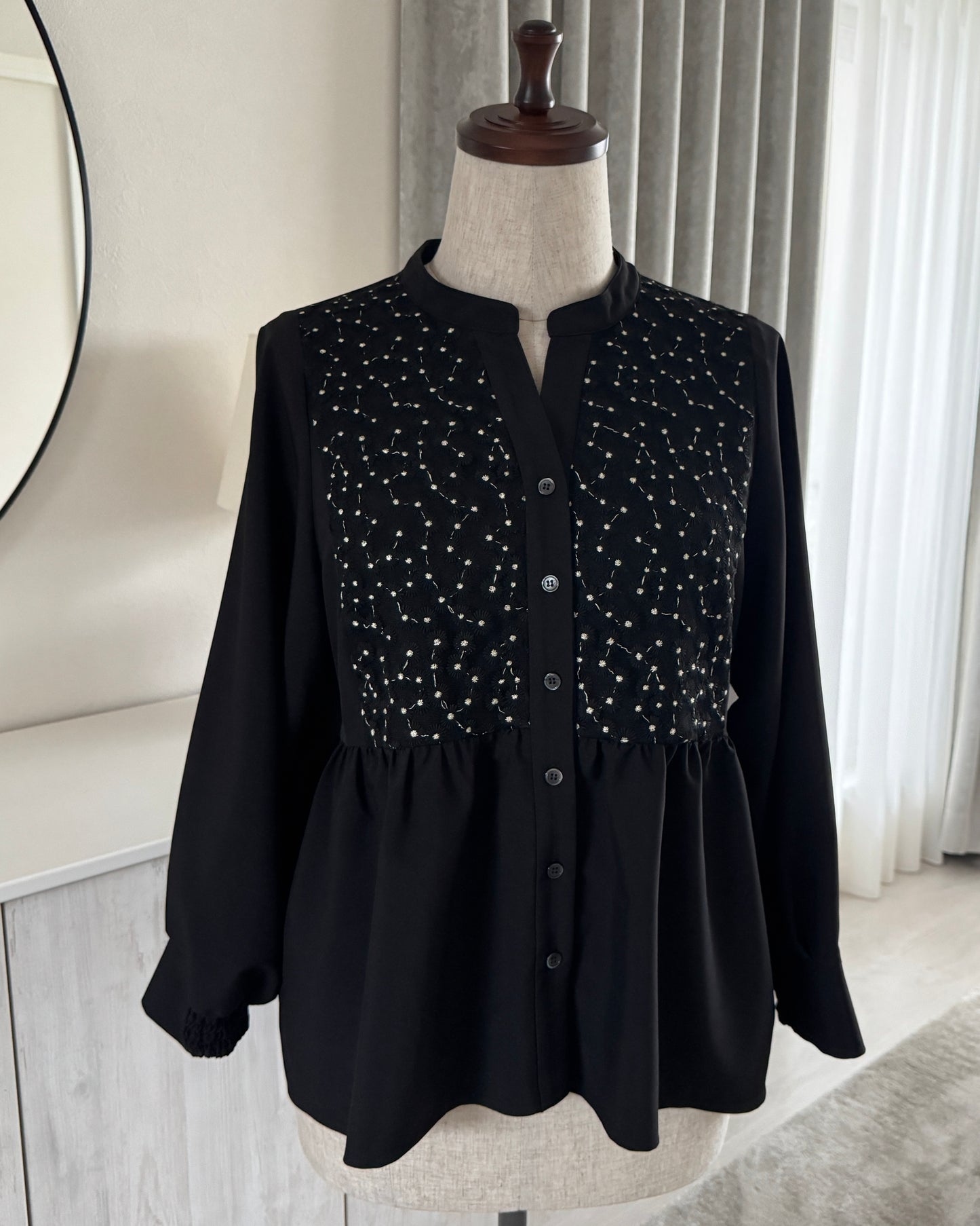 Long Sleeve Blouse “Chamomile(カモミール)”