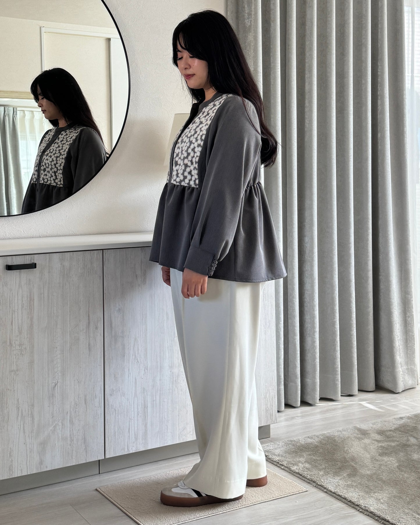 Long Sleeve Blouse “Chamomile(カモミール)”