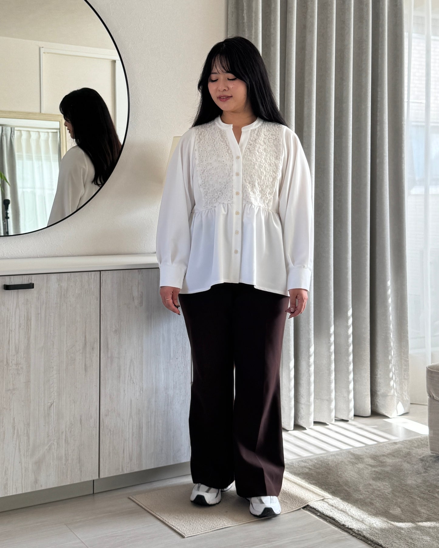 Long Sleeve Blouse “Chamomile(カモミール)”