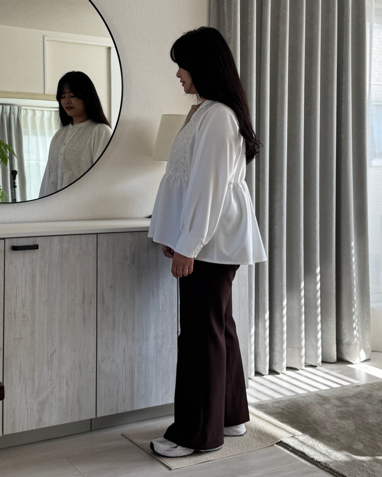 Long Sleeve Blouse “Chamomile(カモミール)”