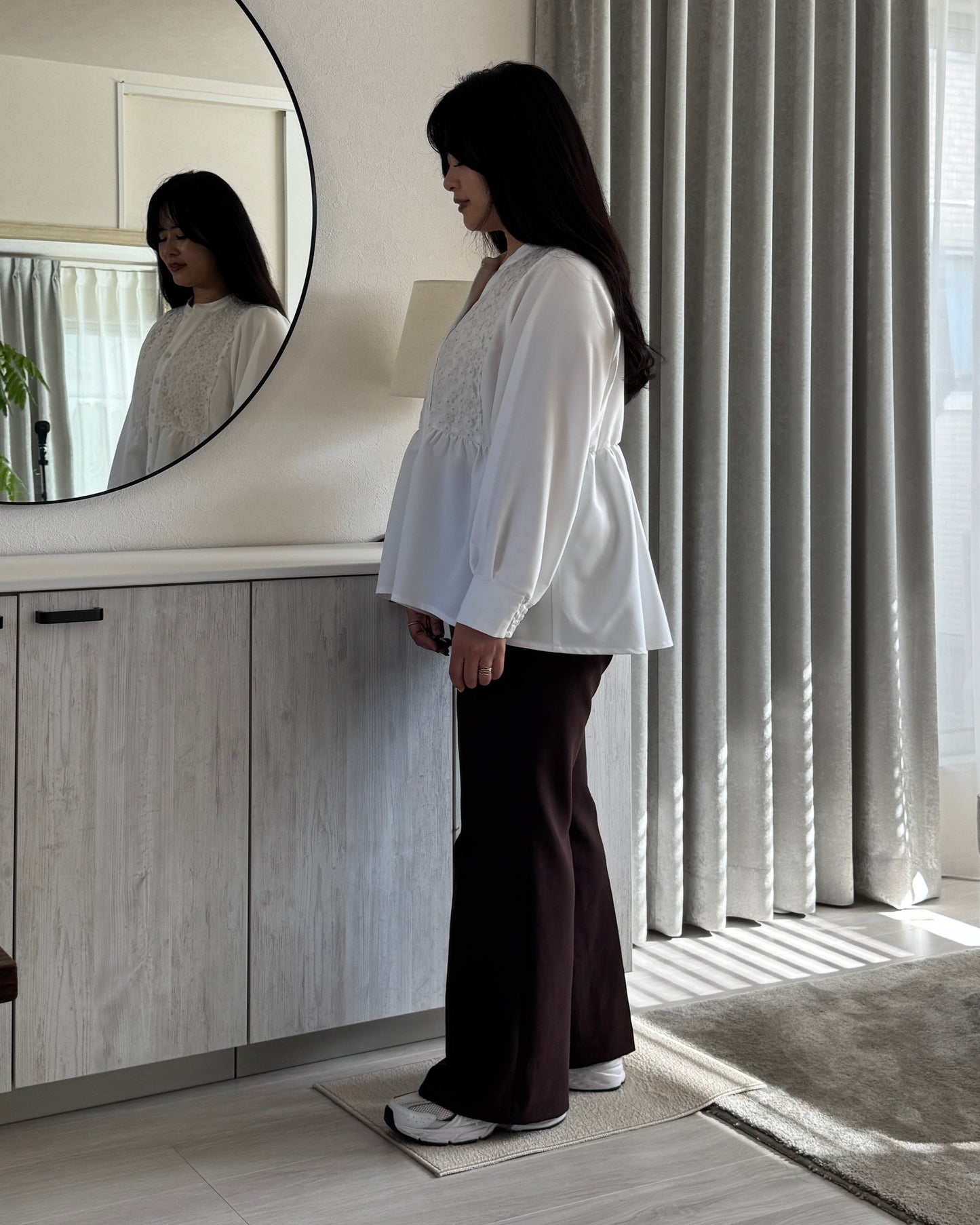 Long Sleeve Blouse “Chamomile(カモミール)”