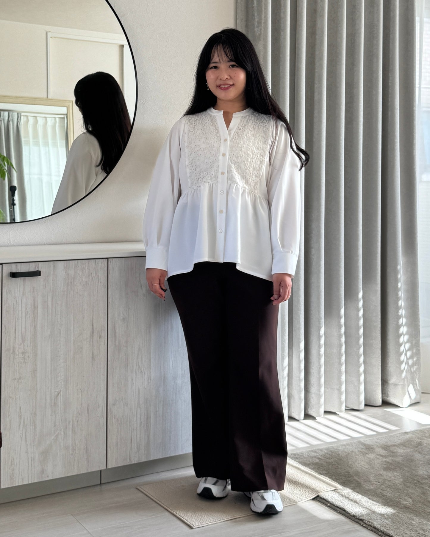 Long Sleeve Blouse “Chamomile(カモミール)”
