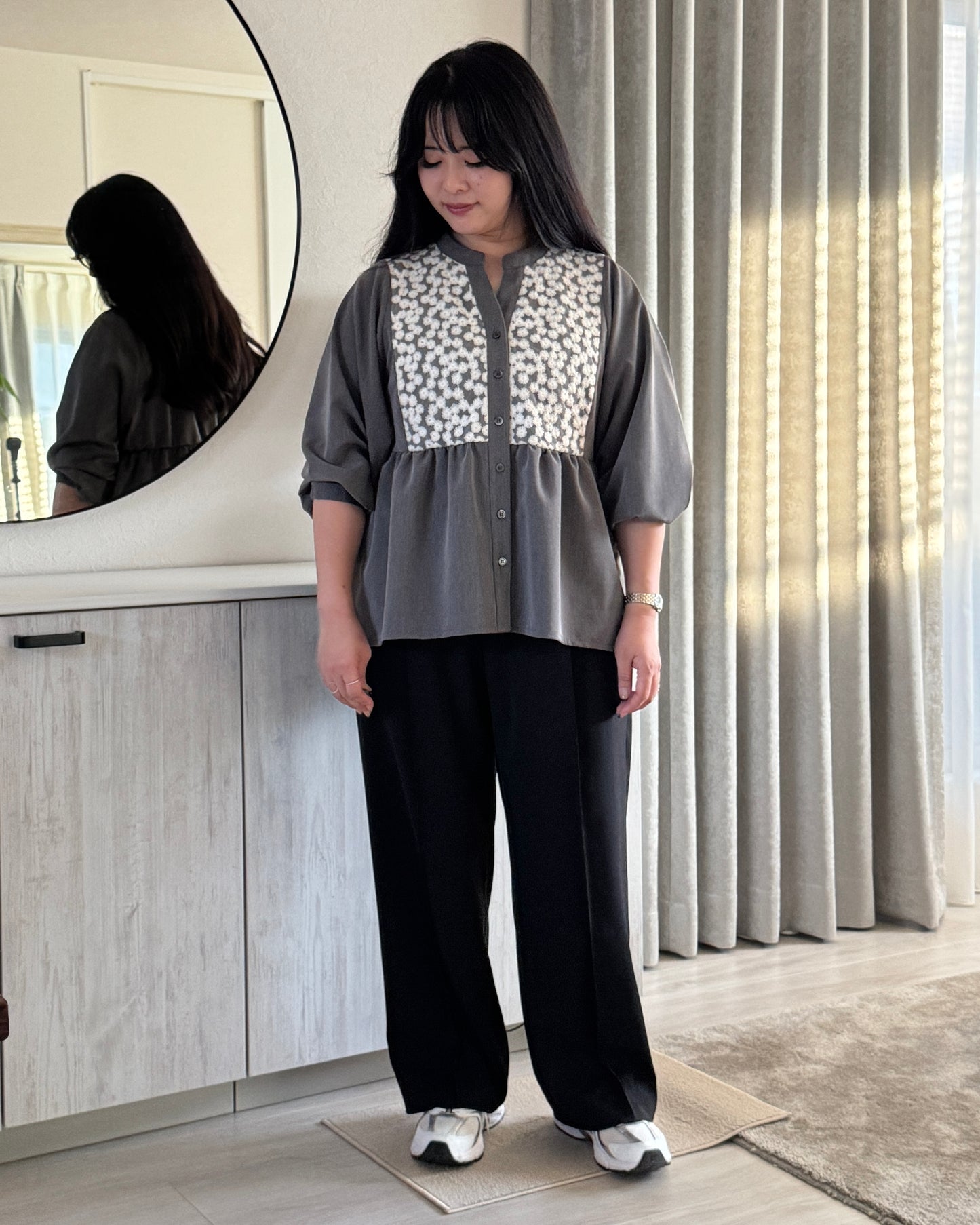 Long Sleeve Blouse “Chamomile(カモミール)”