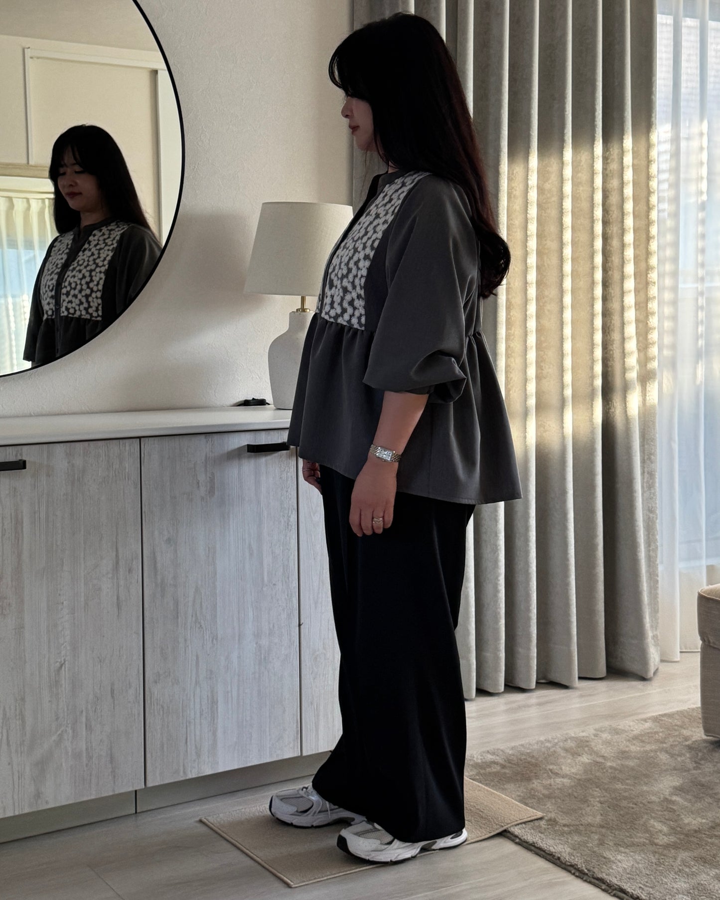 Long Sleeve Blouse “Chamomile(カモミール)”