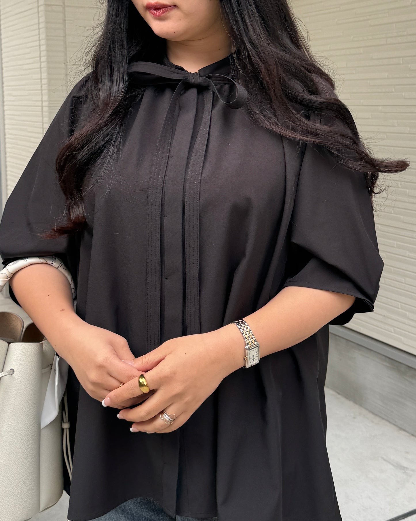 Fettuccine Ribbon Blouse