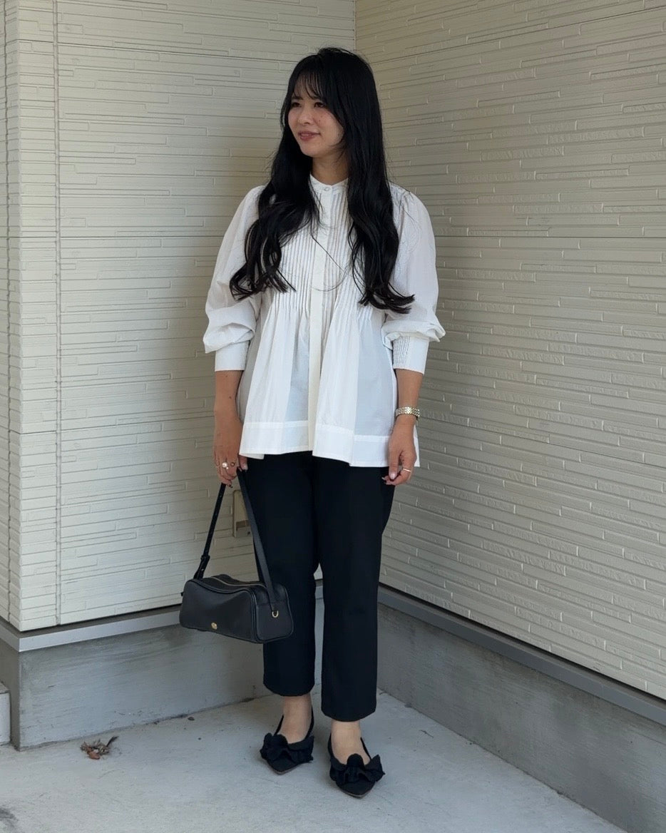 Pintuck Blouse “Millefeuille”