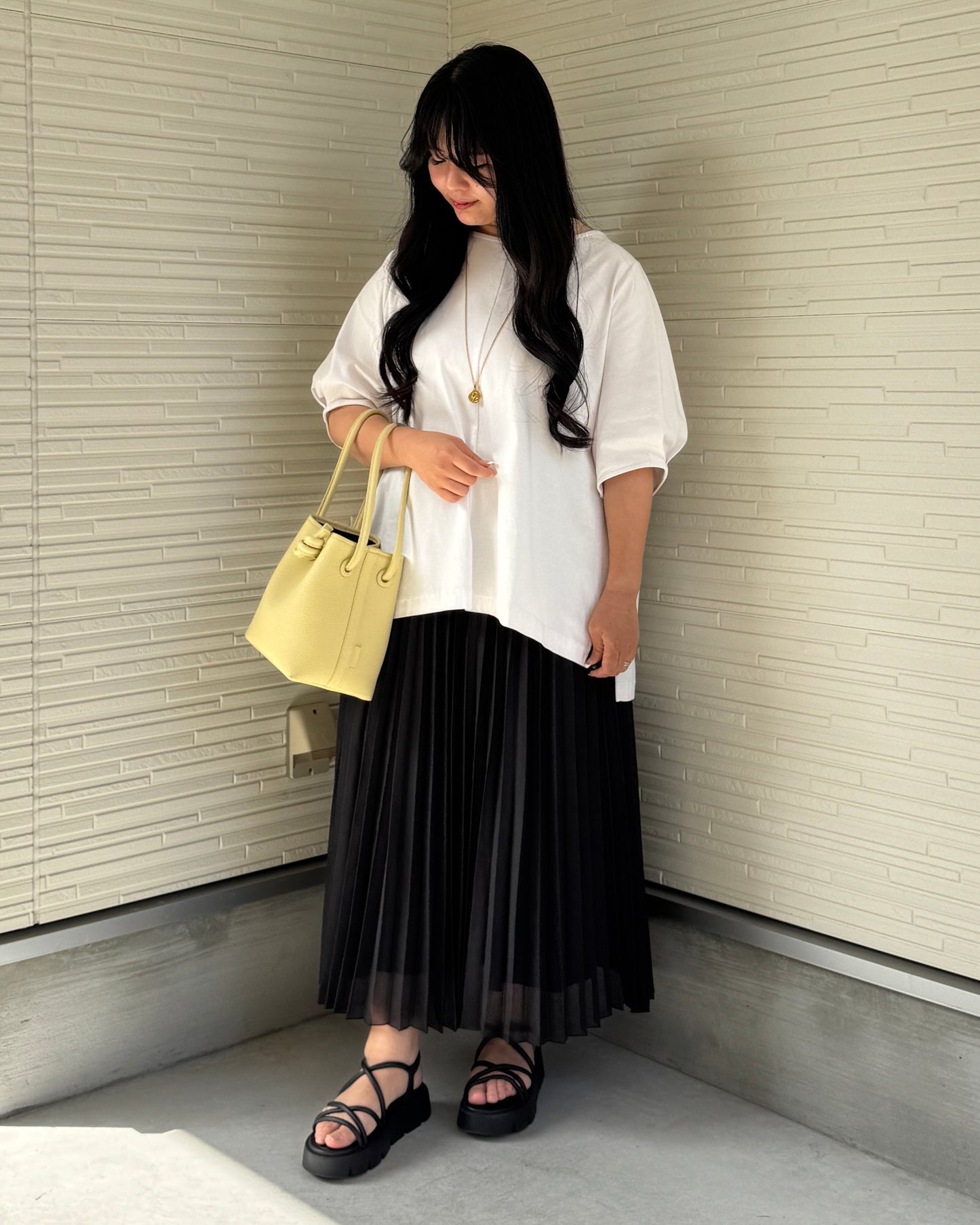 Box Slit Pullover Half Sleeve (Made in Japan)