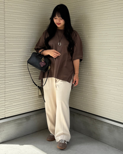 Box Slit Pullover Half Sleeve (Made in Japan)