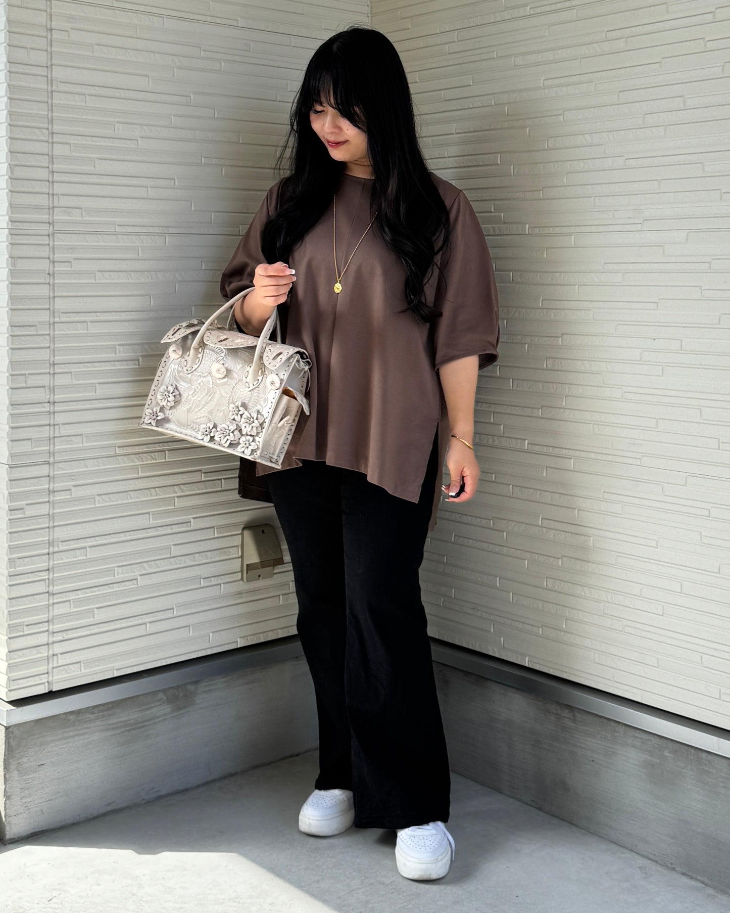 Box Slit Pullover Half Sleeve (Made in Japan)