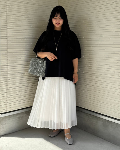 Box Slit Pullover Half Sleeve (Made in Japan)