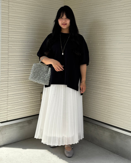 Box Slit Pullover Half Sleeve (Made in Japan)