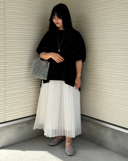 Box Slit Pullover Half Sleeve (Made in Japan)