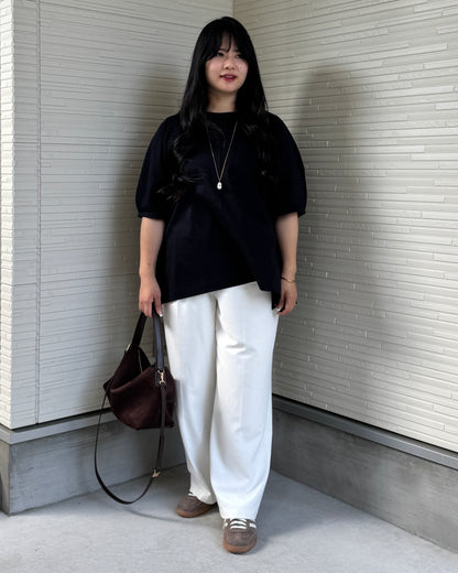 Box Slit Pullover Half Sleeve (Made in Japan)