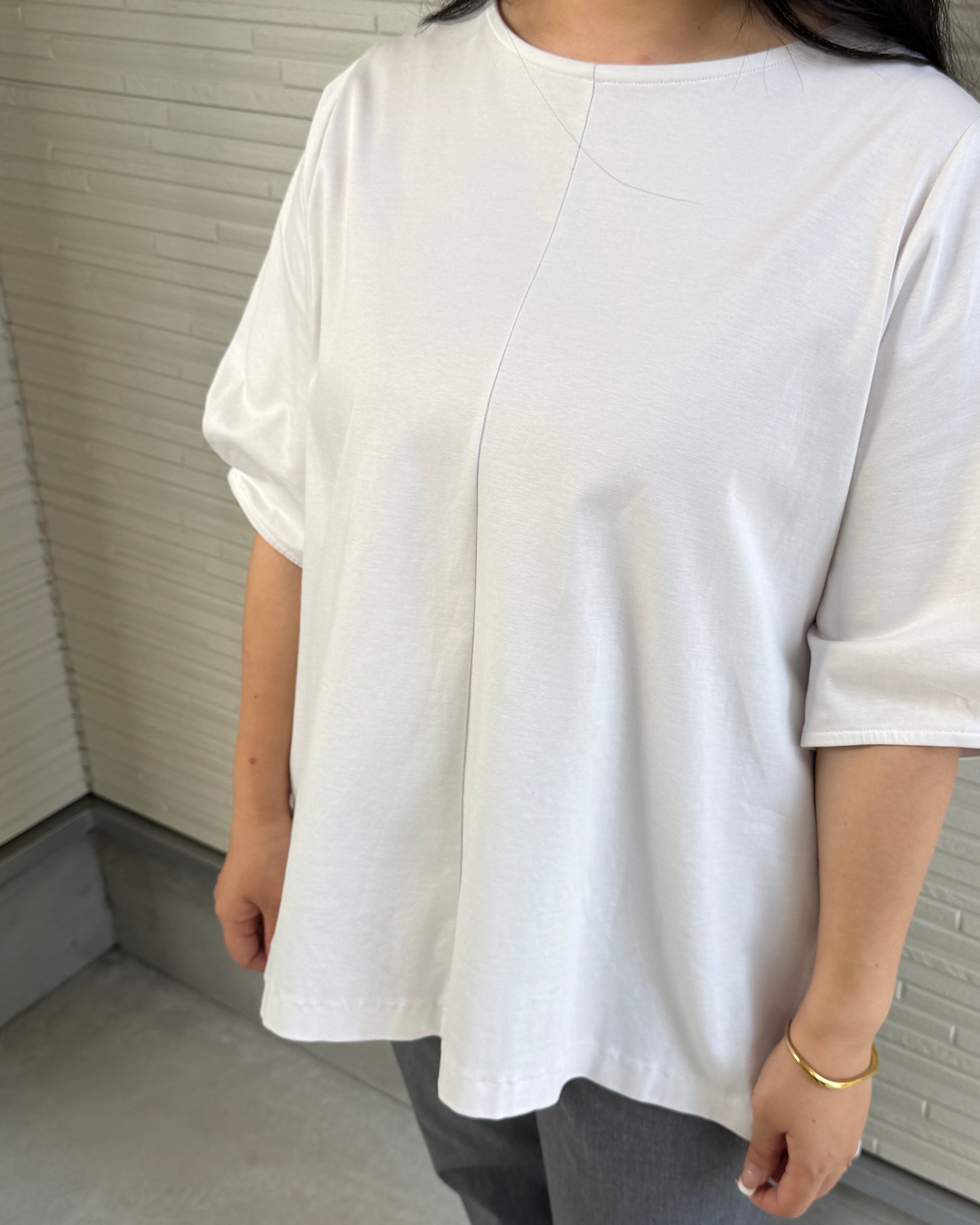 Box Slit Pullover Half Sleeve (Made in Japan)