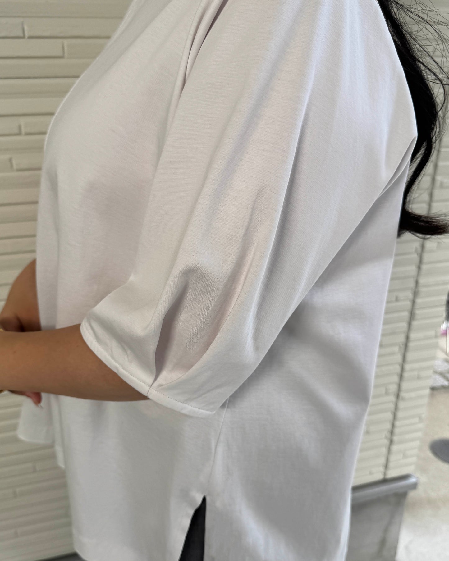 Box Slit Pullover Half Sleeve (Made in Japan)
