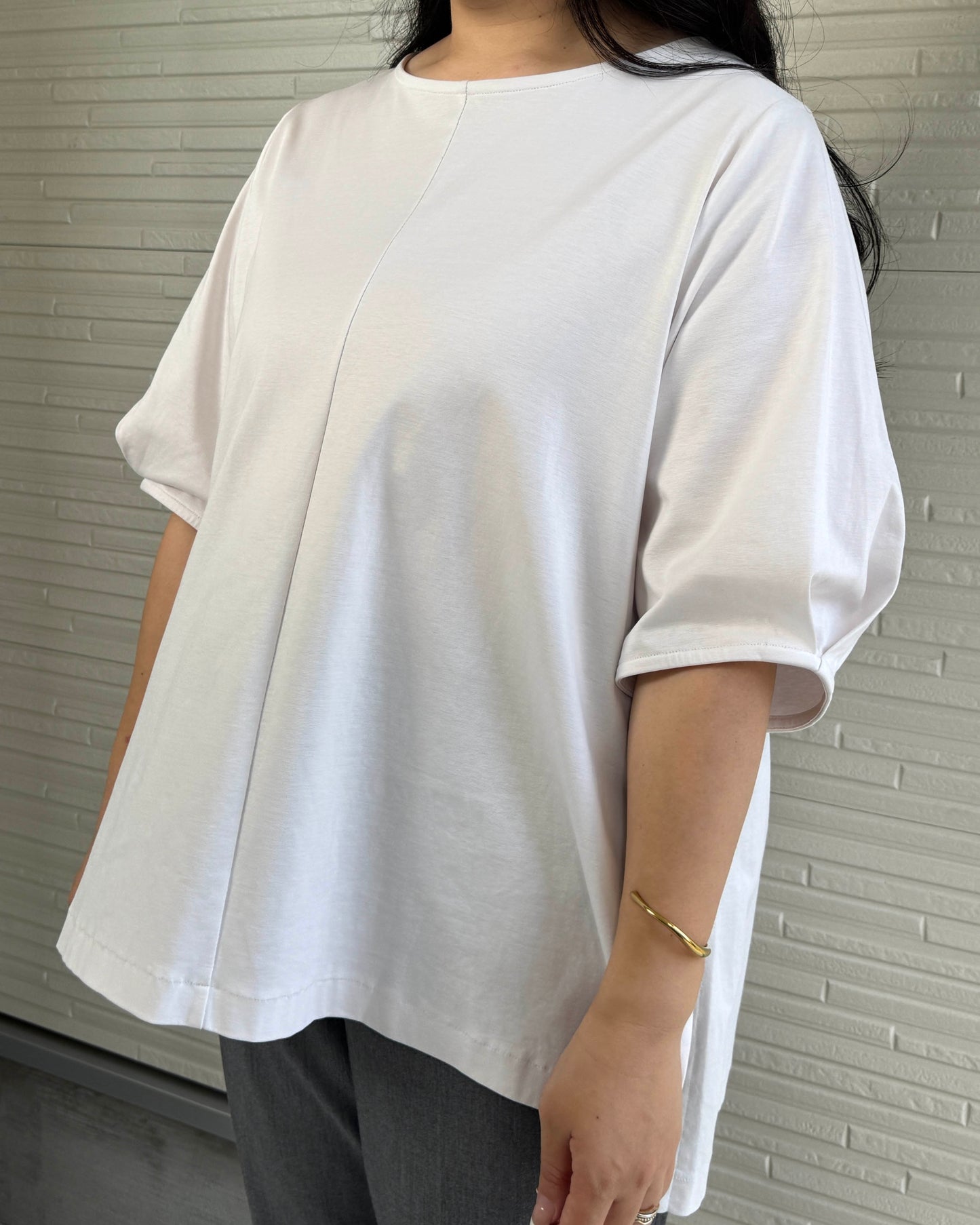 Box Slit Pullover Half Sleeve (Made in Japan)
