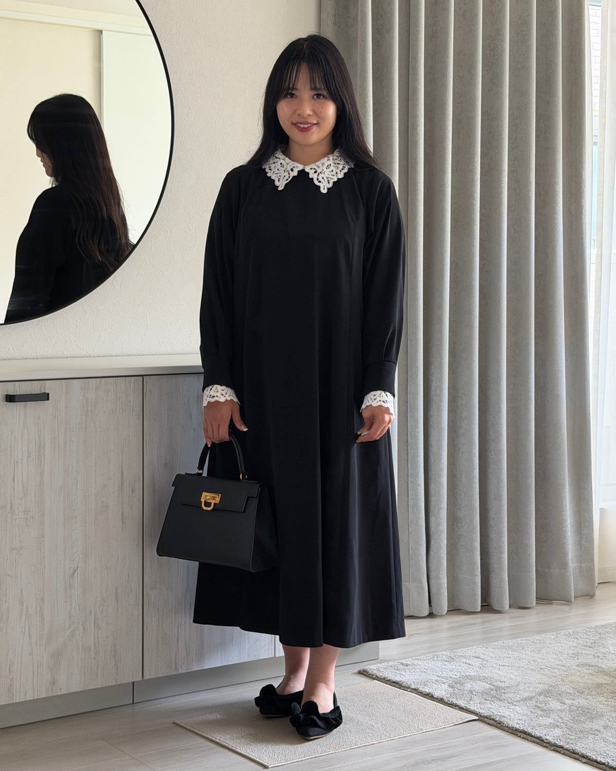 Collared Dress Onepiece “Victoria”
