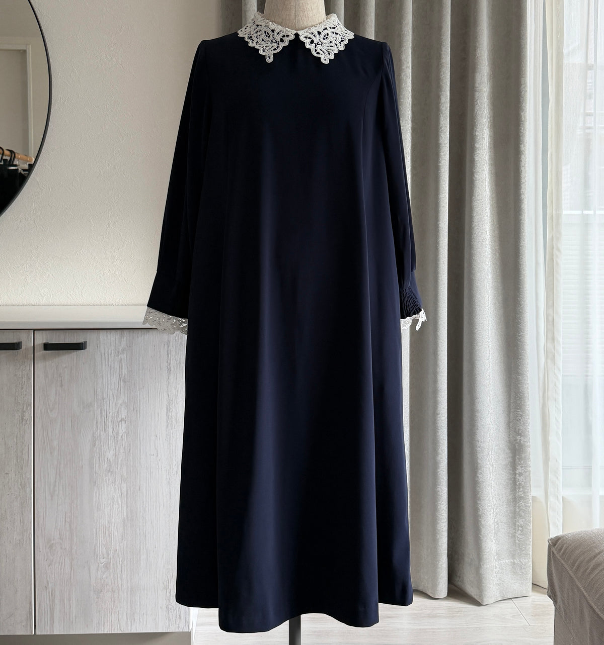 Collared Dress Onepiece “Victoria”