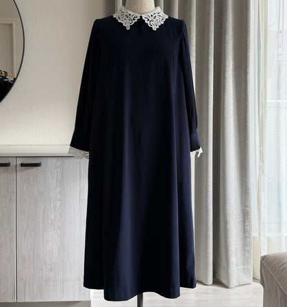 Collared Dress Onepiece “Victoria”