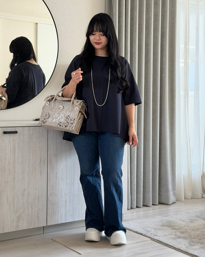 Flare Half-sleeve T-shirt “Aurora”