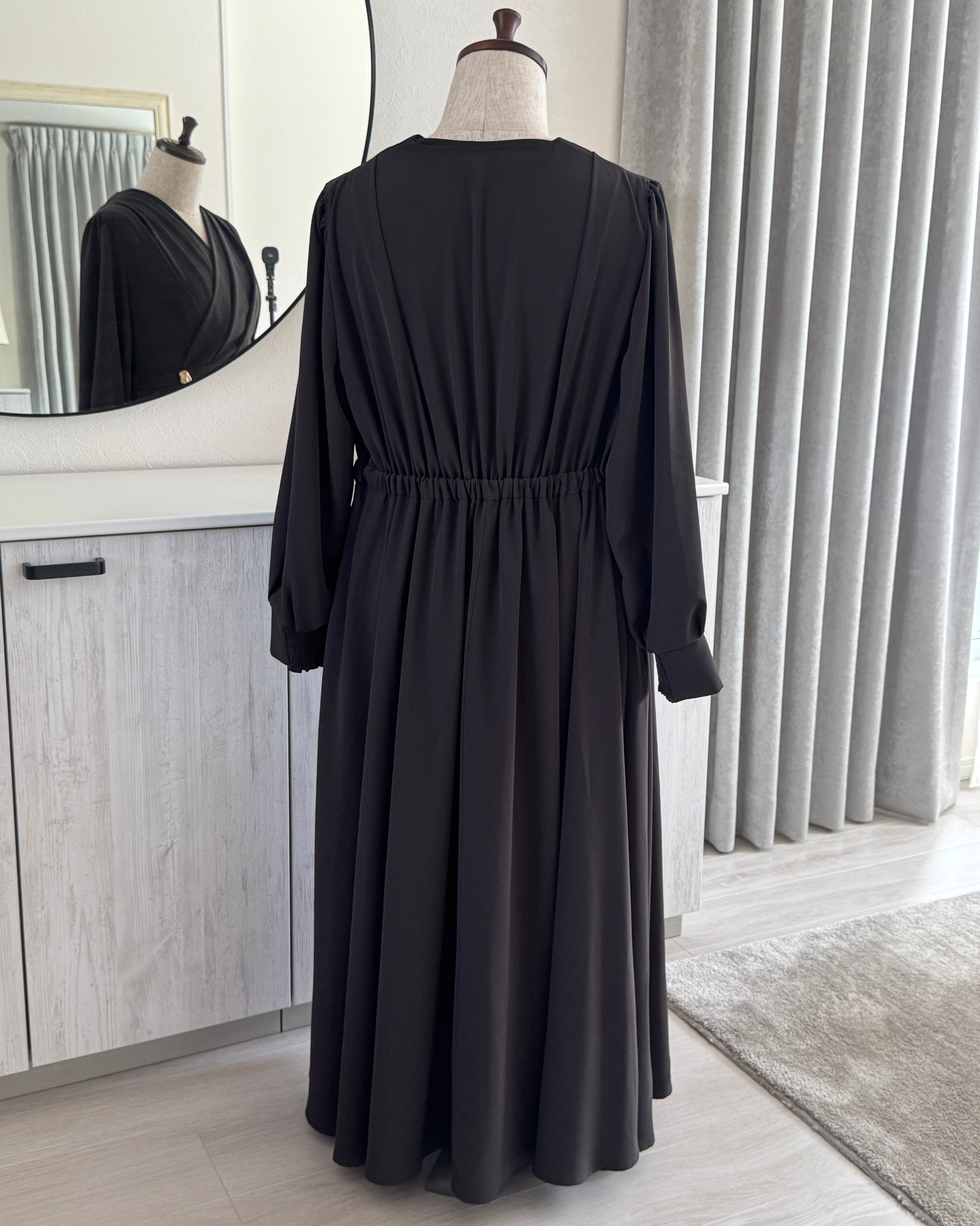 Jours+ Aphrodite ワンピース ブラック 3L Cache-Coeur Onepiece “Aphrodite（アフロディーテ）” – Jours+