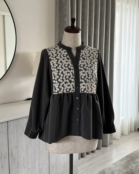 Long Sleeve Blouse “Chamomile（カモミール）”