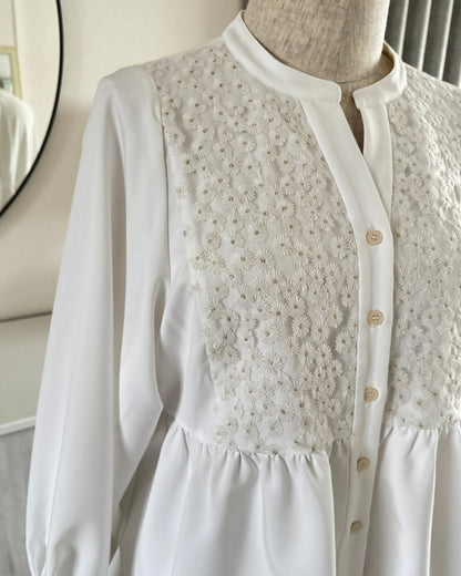 Long Sleeve Blouse “Chamomile（カモミール）”