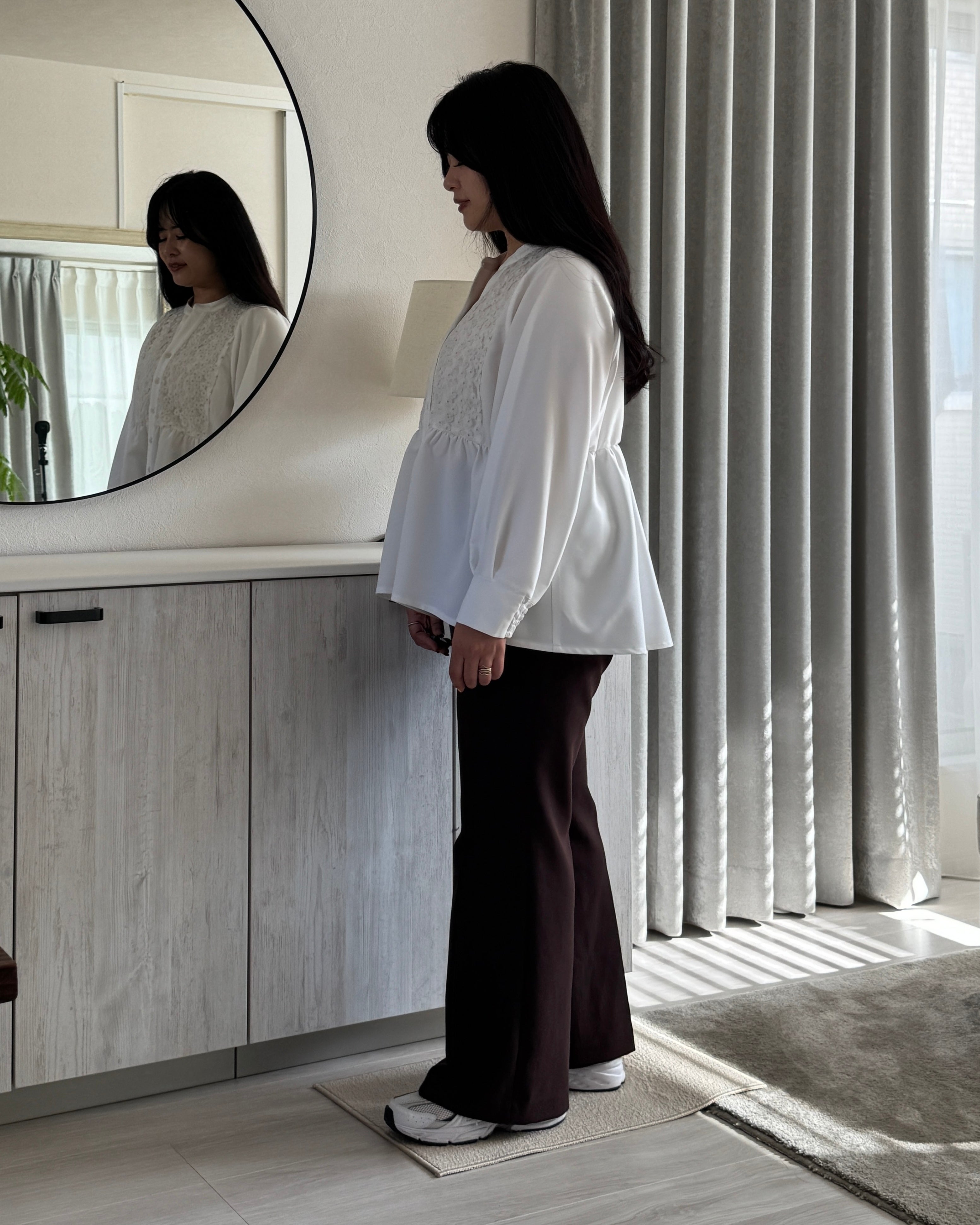Long Sleeve Blouse “Chamomile（カモミール）” – Jours+