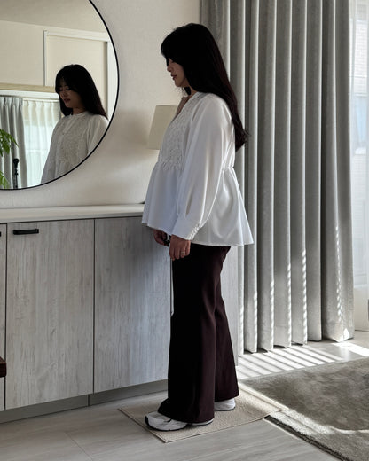 Long Sleeve Blouse “Chamomile（カモミール）”