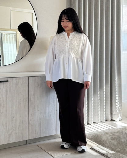Long Sleeve Blouse “Chamomile（カモミール）”