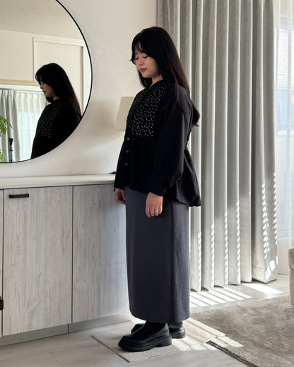 Long Sleeve Blouse “Chamomile（カモミール）”