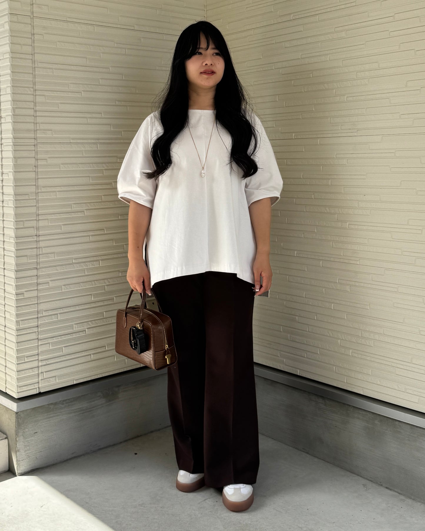 Box Slit Pullover Half Sleeve (Made in Japan)
