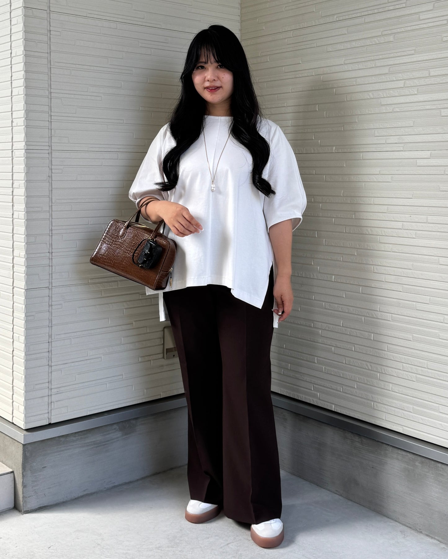 Box Slit Pullover Half Sleeve (Made in Japan)