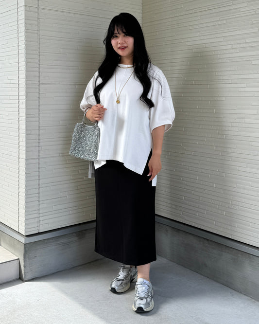 Box Slit Pullover Half Sleeve (Made in Japan)