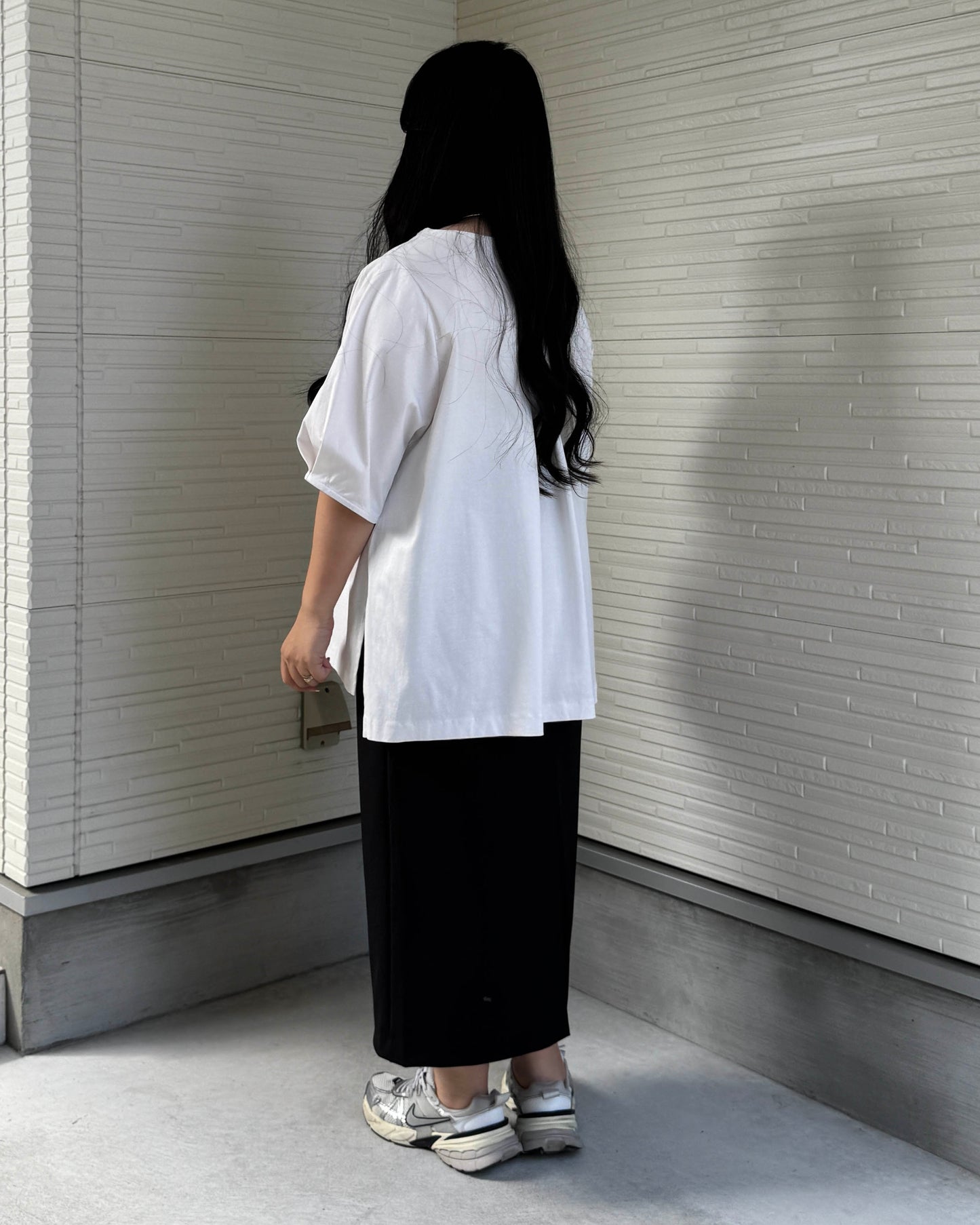 Box Slit Pullover Half Sleeve (Made in Japan)