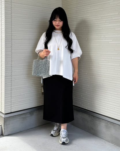 Box Slit Pullover Half Sleeve (Made in Japan)