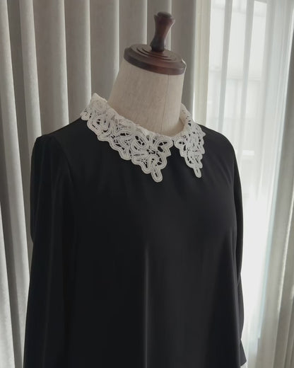 Collared Dress Onepiece “Victoria”