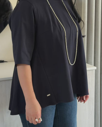 Flare Half-sleeve T-shirt “Aurora”